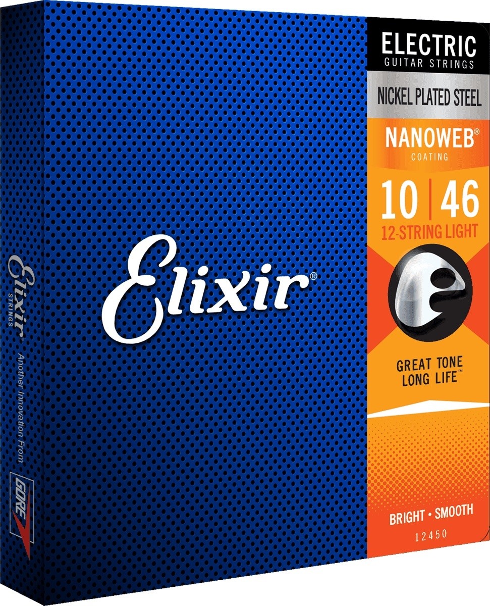 Elixir 12450 Nanoweb Electric RL 10-46 12-strenget
