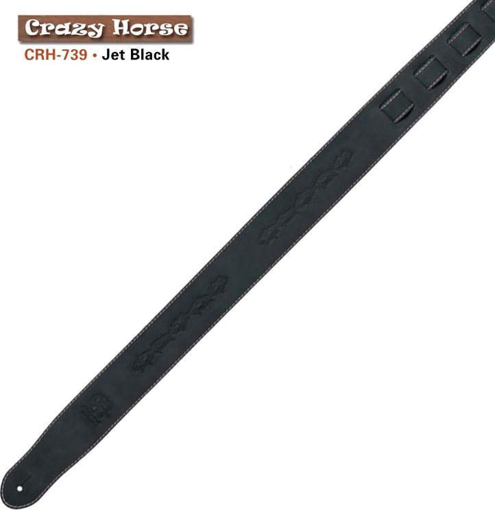 Steph CRH-739 Rusty Rat Crazy Horse - Jet Black gitarreim