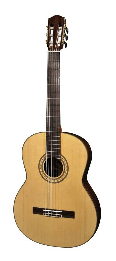 Salvador Cortez CS-60 Solid Top Concert Series classic guitar, solid spruce top, rosewood back and sides, with deluxe case