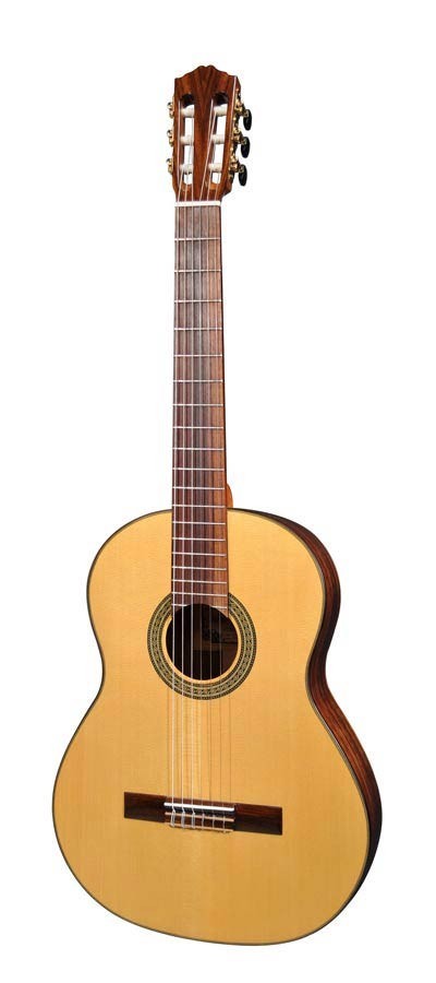 Salvador Cortez CS-80 All Solid Master Series classic guitar, solid spruce top, solid mahogany back and sides, with deluxe case