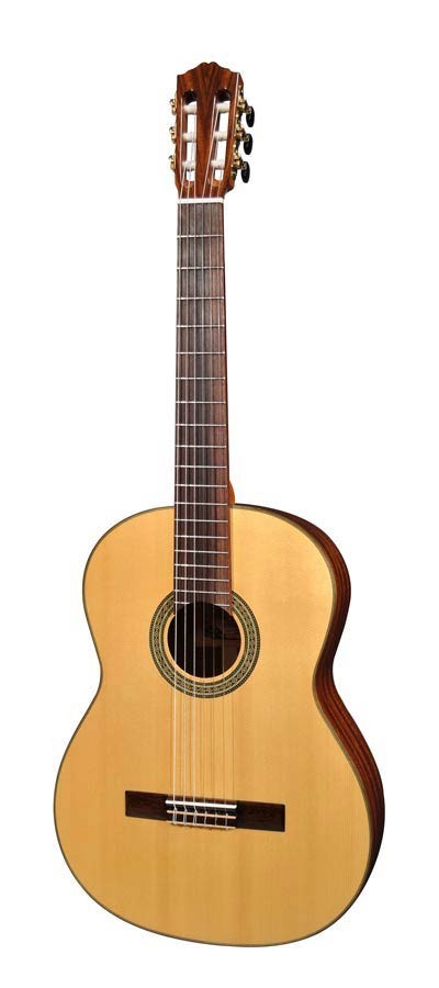 Salvador Cortez CS-90 All Solid Master Series classic guitar, solid spruce top, solid mahogany back and sides, with deluxe case