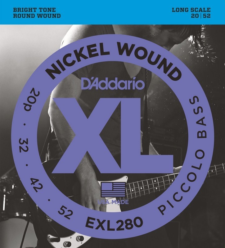 D'Addario EXL280 Piccolo Long Scale Basstrenger