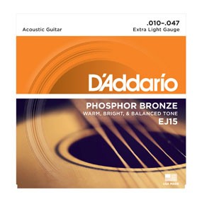 D'Addario EJ15 - Phos.Bronze (010-047)