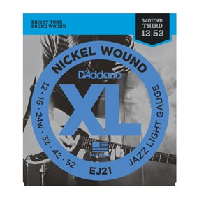 D'Addario EJ21 El. gitar strenger (XL-Jazz) (012-052)