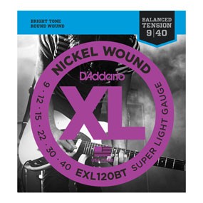 D'Addario EXL120BT BalTen El. gitar strenger (009-040)