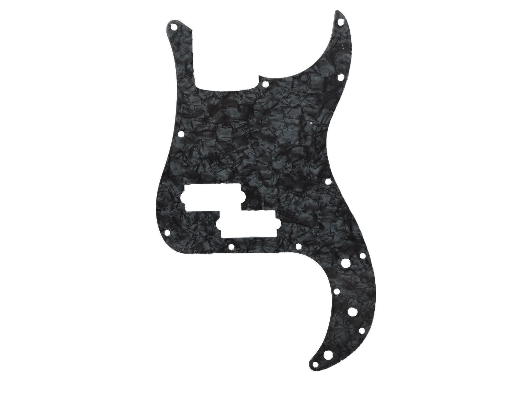 ALLPARTS PG-0750-052 Dark Black Pearloid Pickguard for Precision Bass 