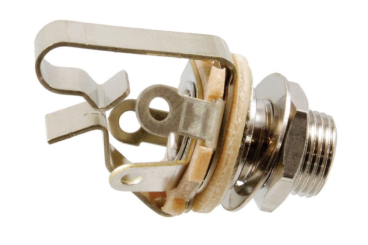 ALLPARTS EP-555L-000 Switchcraft 2T11L Dual Contact Long Thread Input Jack