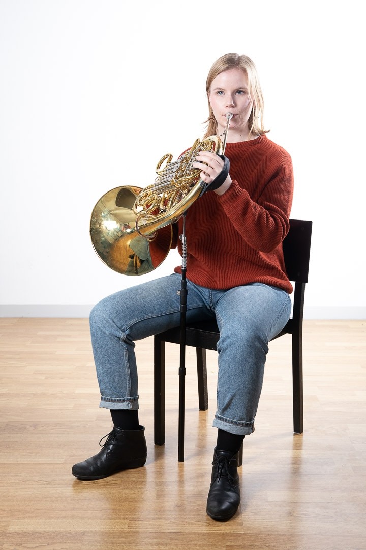 ERGObrass Horn 1103 Type A - Instrumentstøtte til valthorn