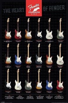 Fender "Stratocaster, The Heart of Fender" Plakat 53