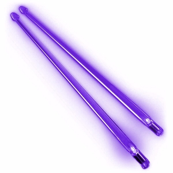 Firestix lysende LED-trommestikker - Purple Haze