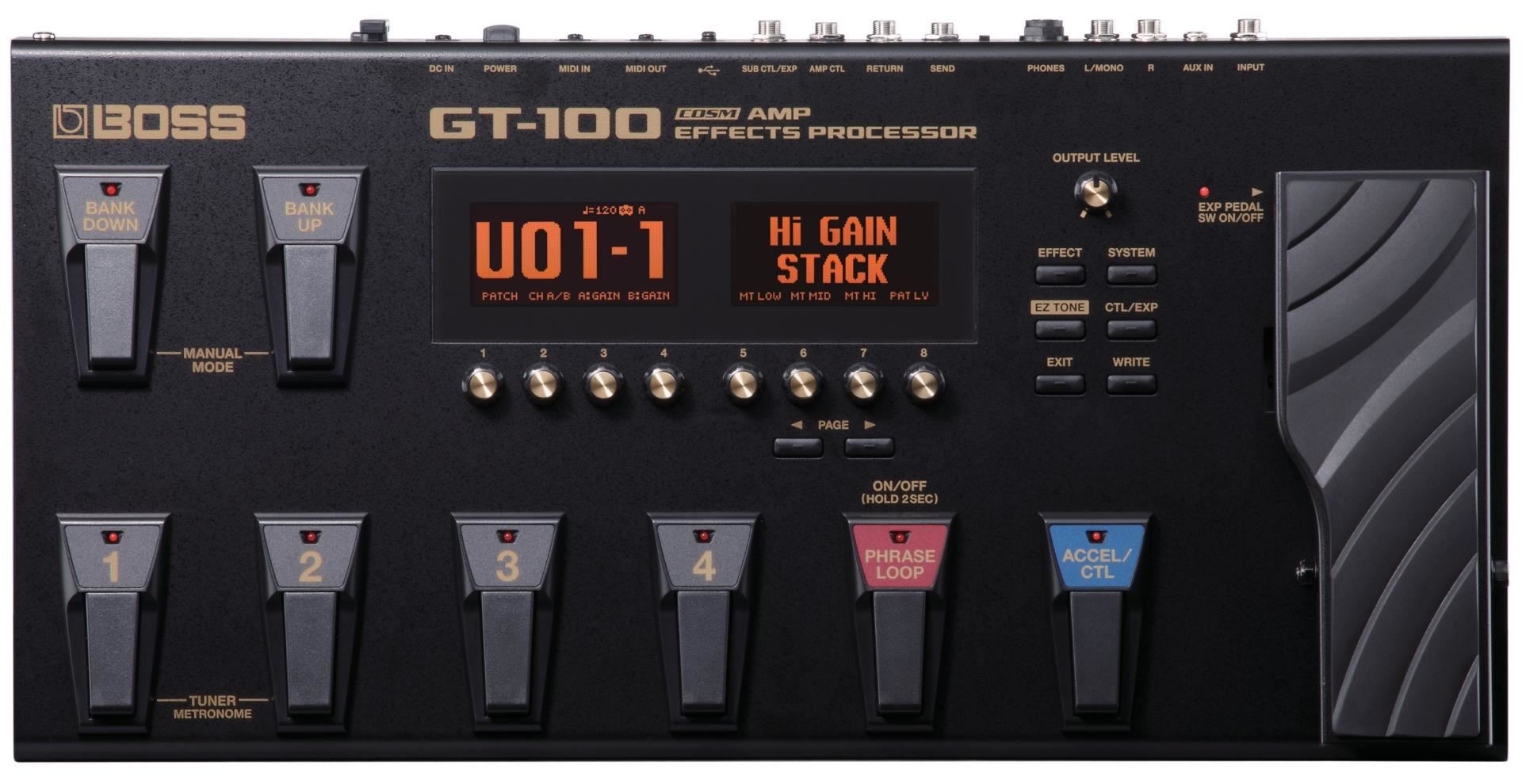 BOSS GT-100 - Gitar Effekt Prosessor