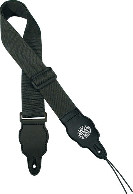 Gaucho GST-50-BK Standard Series guitar strap, black nylon