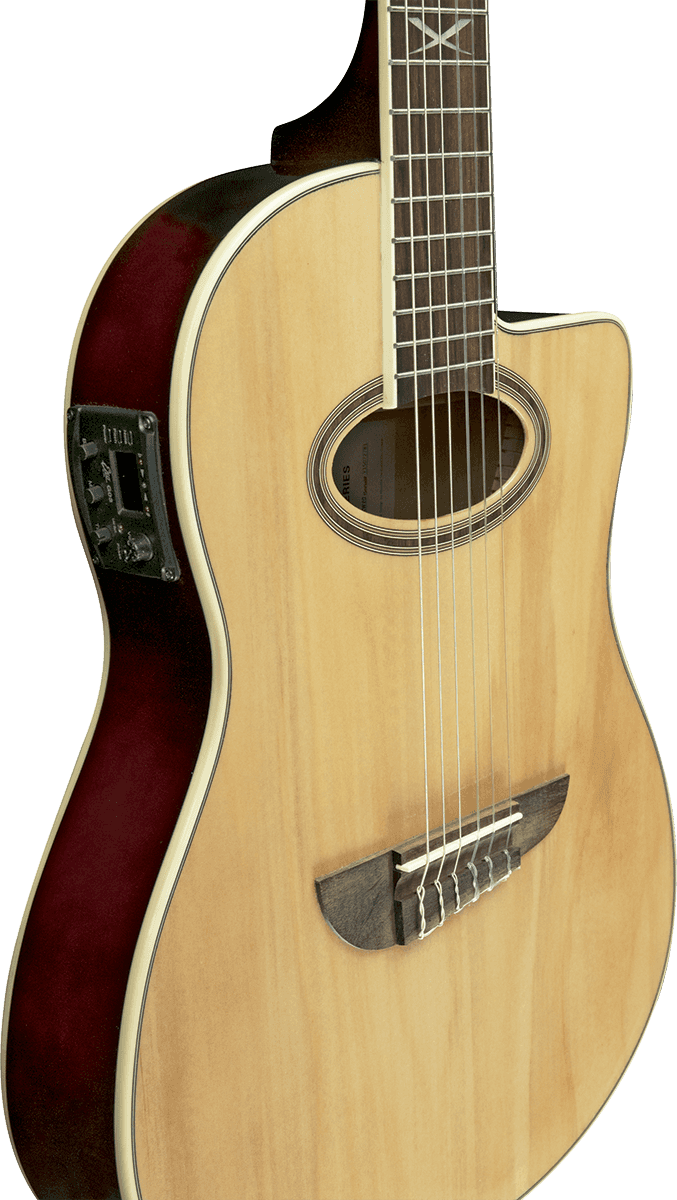 EKO NXT-N100CWE-NAT Nylon Cutaway, Preamp, Natural