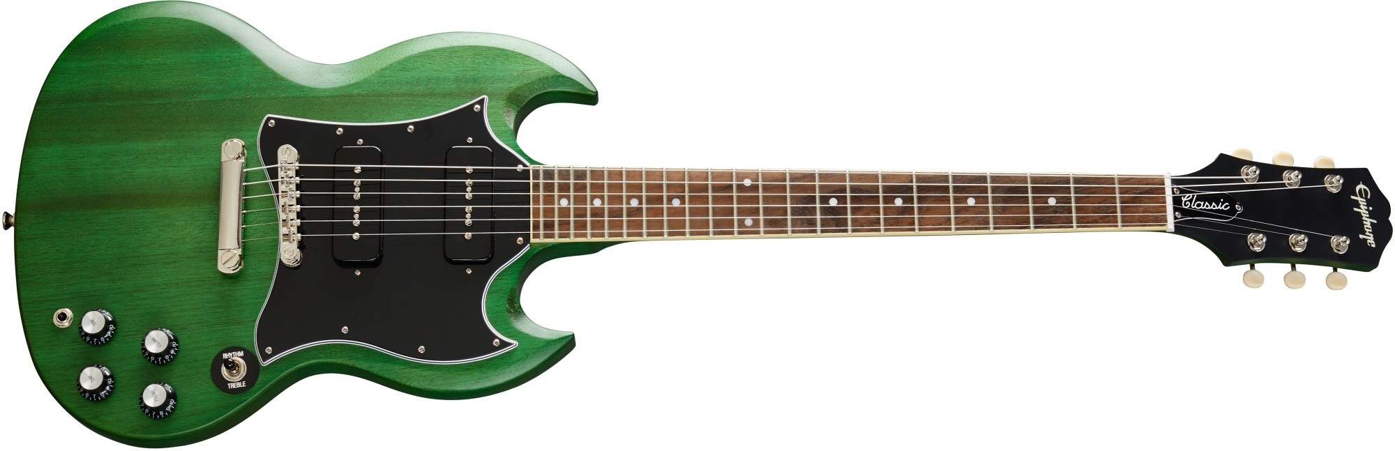 Epiphone EGS9CWIGNH1 - SG Classic Worn P-90s Worn Green