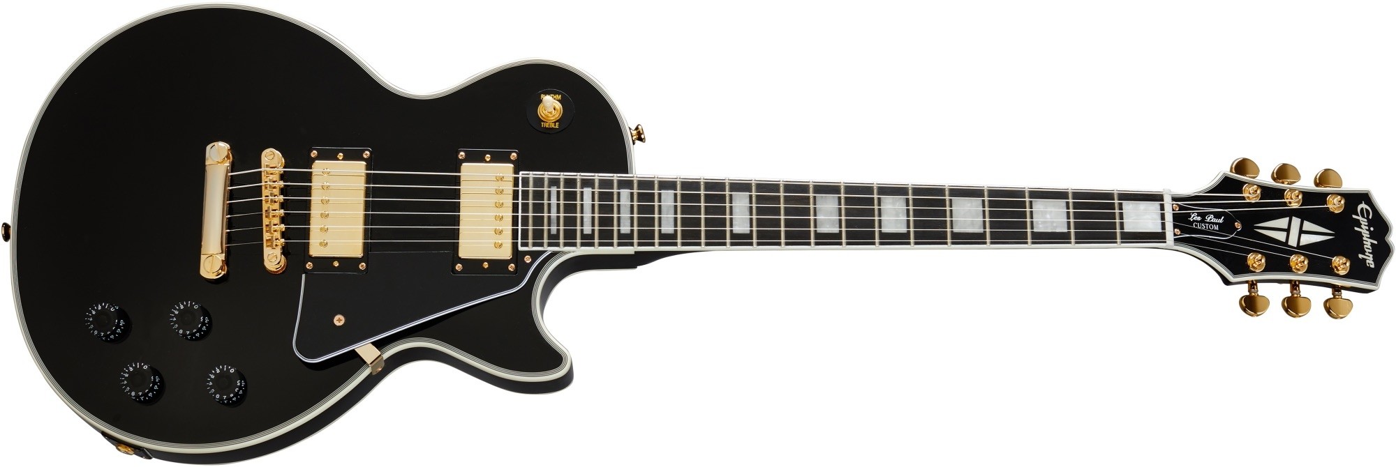 Epiphone EILCEBGH1 - Les Paul Custom Ebony