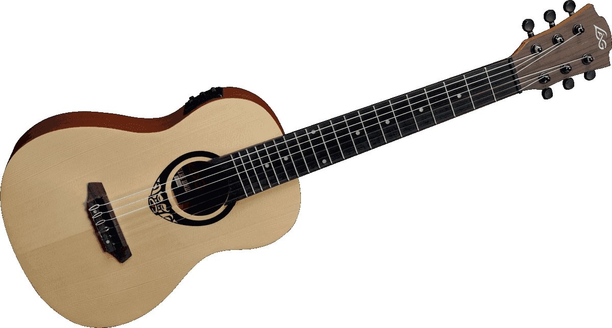 Lag TKT150E - Tiki Uku Mini Gitar med mikrofonsystem