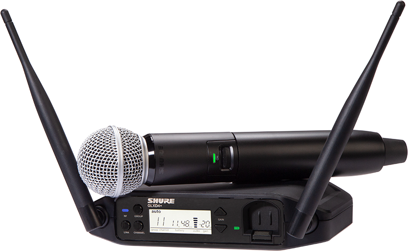 Shure GLXD24+ VOCAL SYSTEM W/SM58