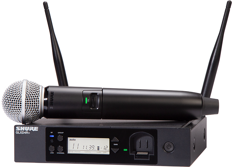 Shure GLXD24R+ VOCAL SYSTEM WITH SM58