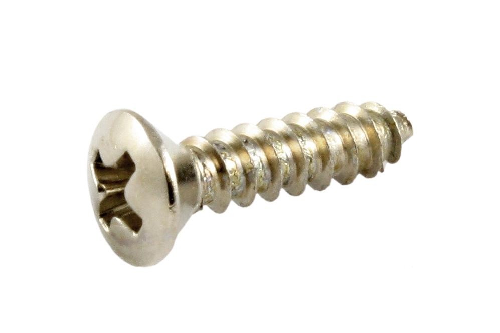 ALLPARTS GS-0001-001 Standard Pickguard Screw Nickel - pris pr. stk