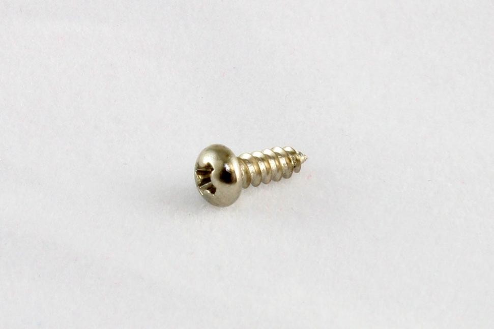 ALLPARTS GS-3206-001 Nickel Truss Rod Cover Screw