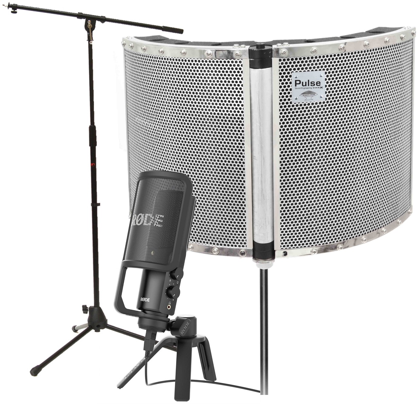 Røde NT USB Bundle mstøyskjerm og stativ Røde Røde NT USB Bundle mstøyskjerm og stativ Røde