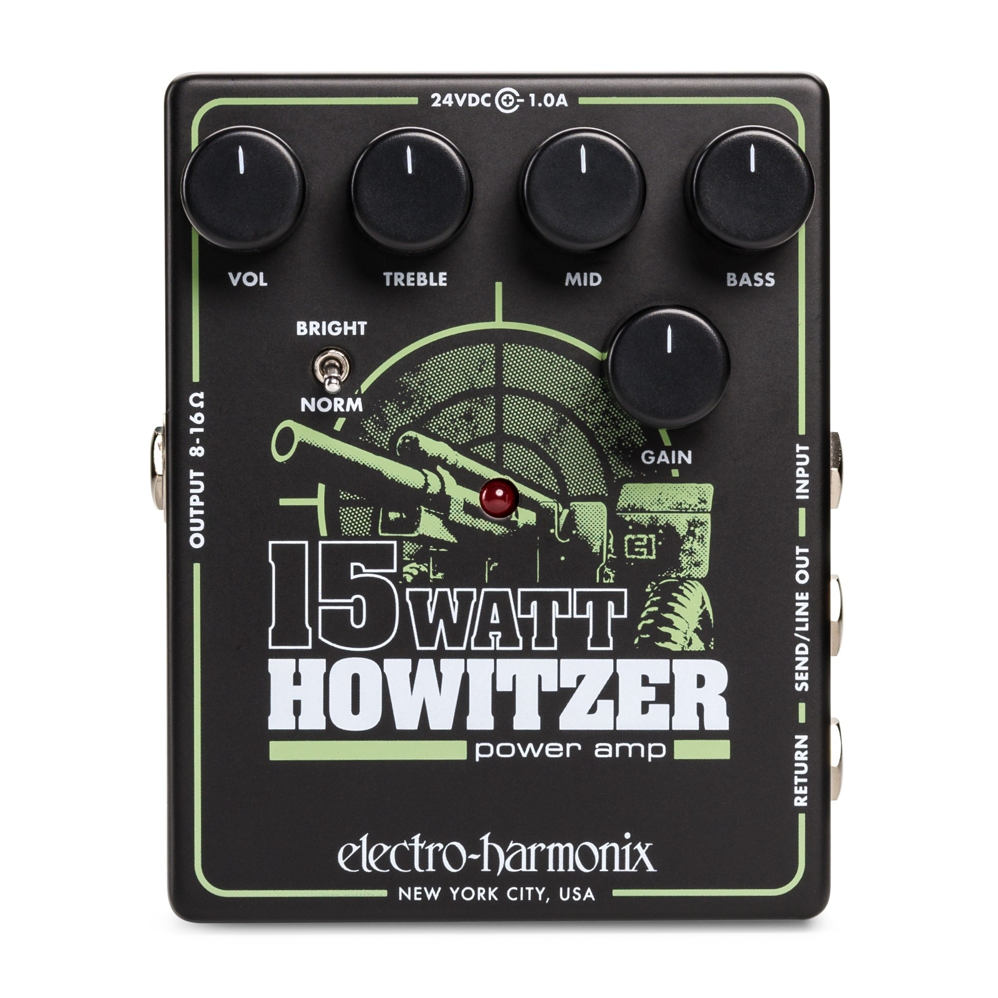 Electro-Harmonix 15Watt Howitzer - 15W forsterker i pedalform