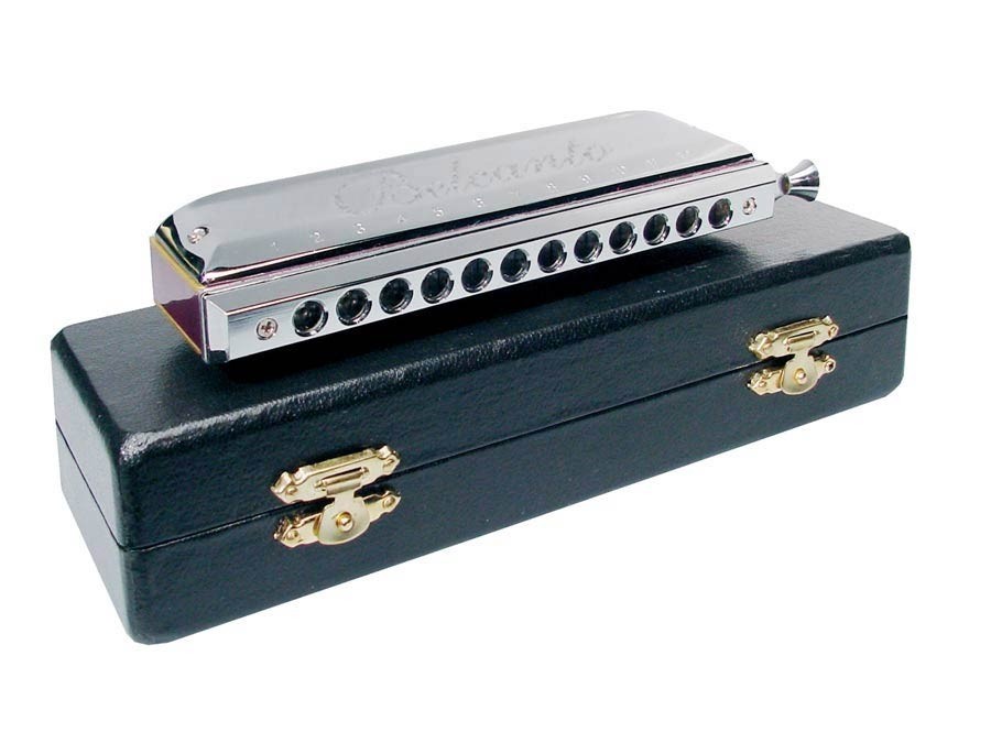 Belcanto HRM-48-CRO chromatic harmonica, ABS, 48 reeds