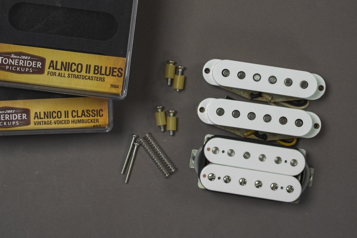 Tonerider The Alnico II HSS Set White