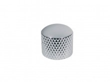 Boston KCH-235  dome knob. metal. diam 19.0mmx19.0mm. push on. shaft size 6.0mm. chrome