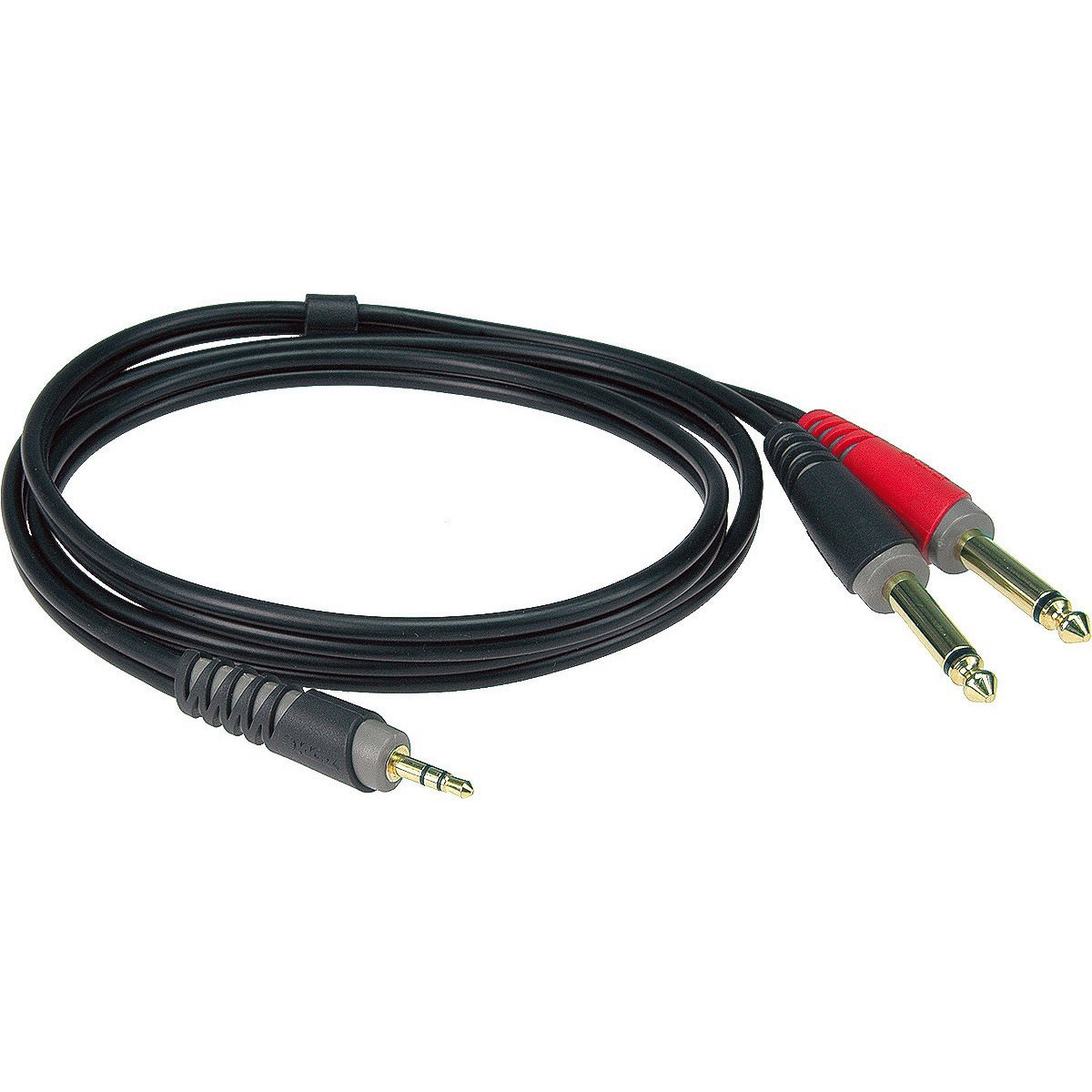 Klotz AY5-0100 - 1m stereo minijack til 2 jack