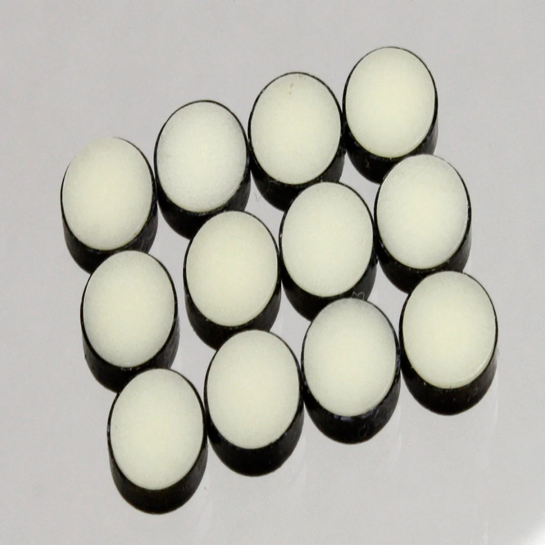 ALLPARTS LT-5494-023 Pack of 12 Glow-in-the-dark 0 25 in Fingerboard Dots