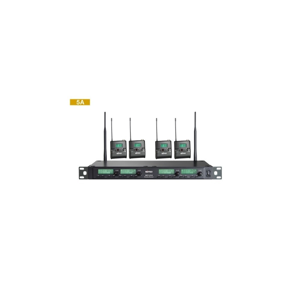 Mipro ACT-343/ACT-32TC x 4 5A 506~530MHz