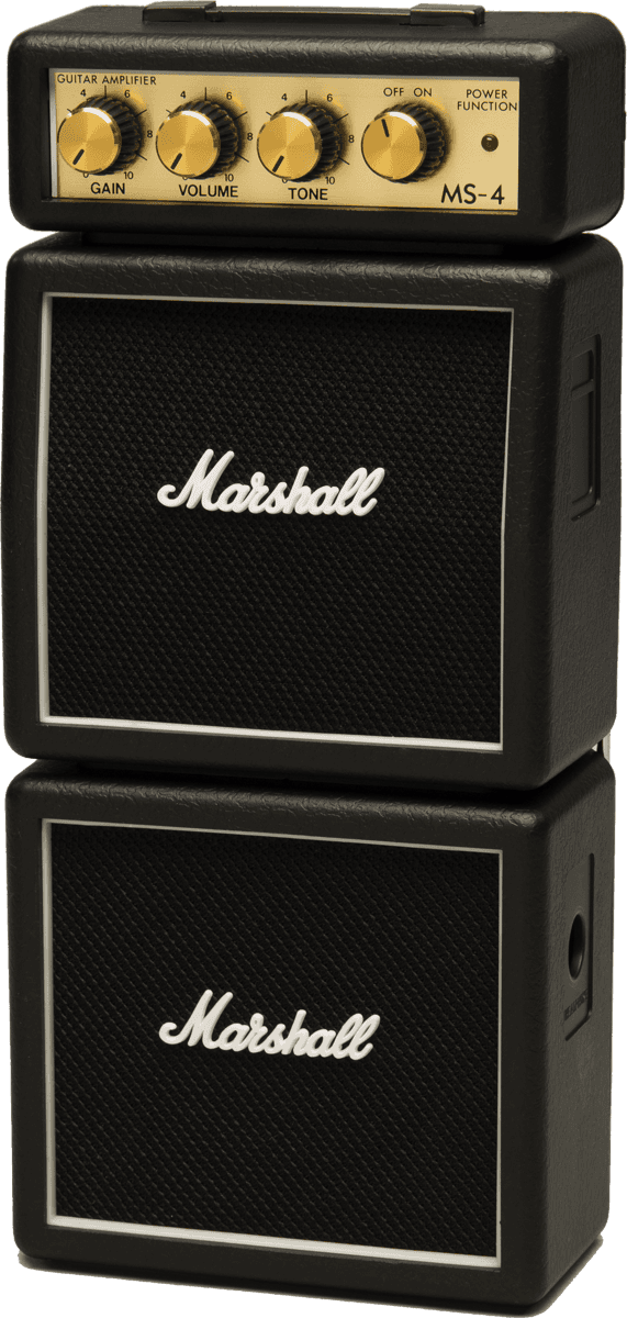 Marshall MS-4 Micro Stack - Black - Miniforsterker