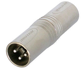 Neutrik NA3MM - XLR-overgang