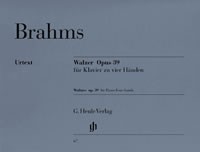 Walzer op. 39 - Piano 4-hendig Johannes Brahms