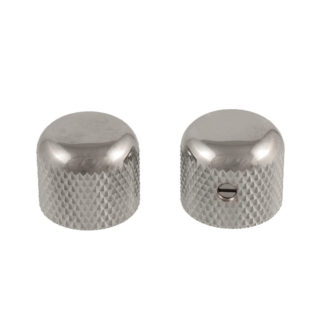 ALLPARTS MK-3150-001 Short Nickel Dome Knobs
