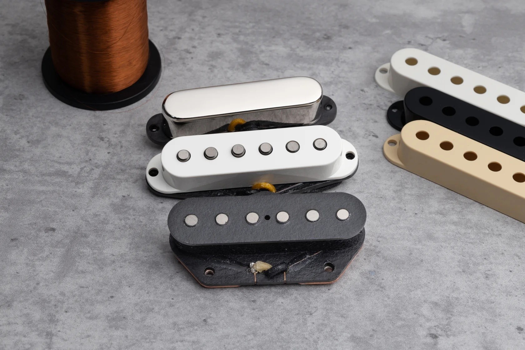 Tonerider NVTSET-NK - NASHVILLE 50'S pickup set - Nickel / White