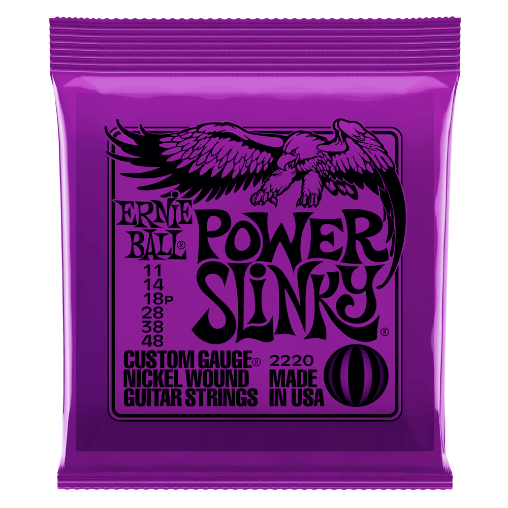 Ernie Ball EB-2220 - Power Slinky el.gitarstrenger 0.11