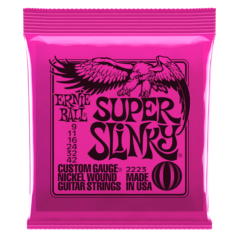 Ernie Ball EB-2223 Super Slinky el.gitarstrenger 0.09