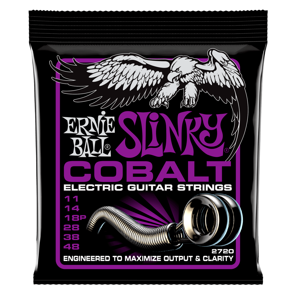 Ernie Ball EB-2720 Cobalt Electric Power Slinky 0.11-0.48