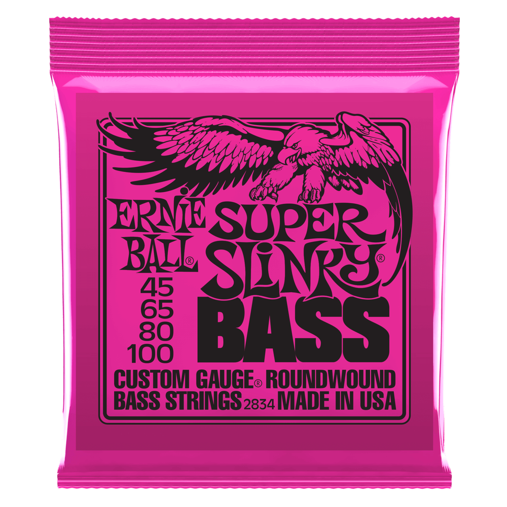 Ernie Ball EB-2834 Super Slinky Roundwound basstrenger