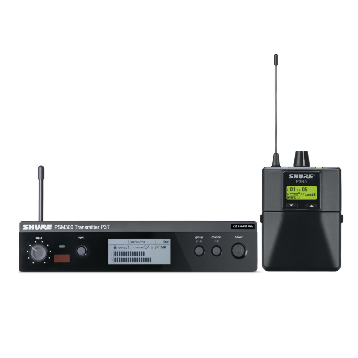 Shure P3TERA - PSM300 System Premium K3E (606-630MHz)