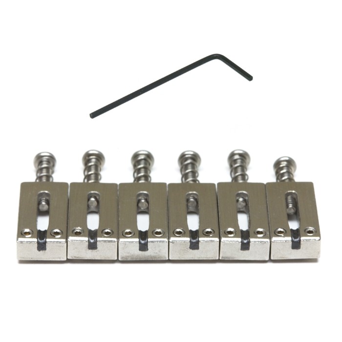 Graph Tech PG-8220-00 String Saver Classics Saddles PRS Style Trem (6 Pcs) - Stainless Steel