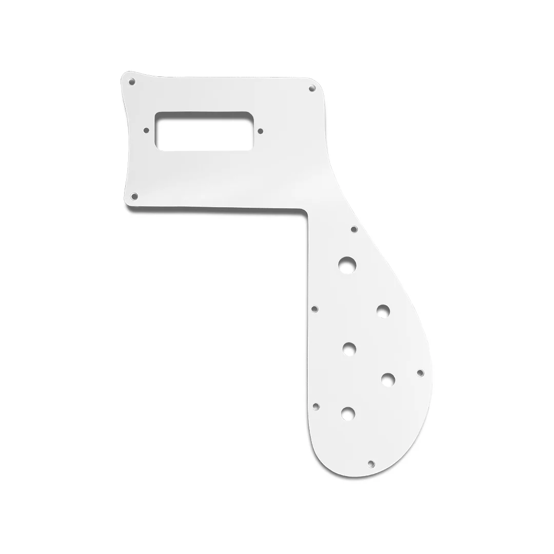 ALLPARTS PG-9847-025 White Pickguard for Rickenbacker 4001 