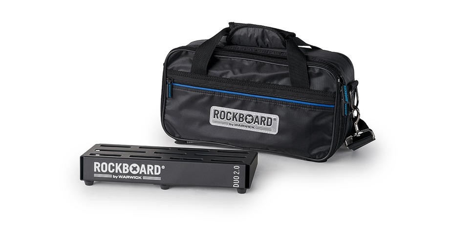 RockBoard DUO 2.0, Pedalboard with Gig Bag