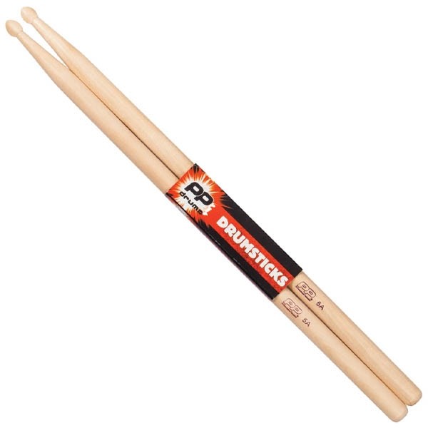 PP Drums Wood Tip Drum Sticks ~ 5A