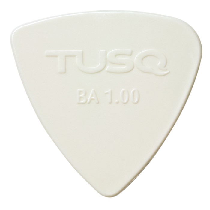 Graph Tech PQP-0401-W4 TUSQ Bi-Angle Pick 1mm White (Bright) 4 Pack