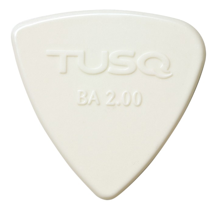 Graph Tech PQP-0402-W4 TUSQ Bi-Angle Pick 2mm White (Bright) 4 Pack