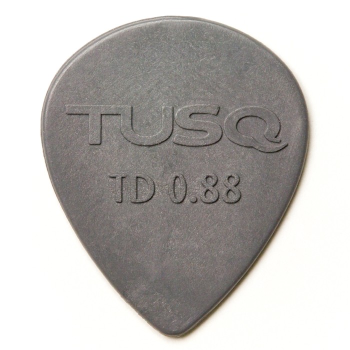 Graph Tech PQP-0588-G6 TUSQ Tear Drop Pick .88mm Gray (Deep) 6 Pack