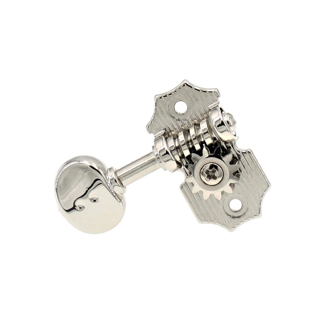 Graph Tech PRN-4324-N0 3+3 Waffle-Back Vintage Fender Style Ratio Machine Heads (Nickel Finish)